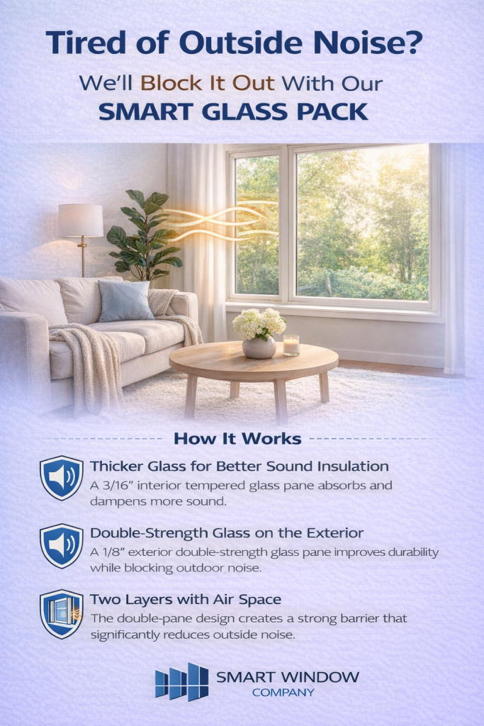 The Best Type of Windows for Noise Reduction Our Glass Pack Solution