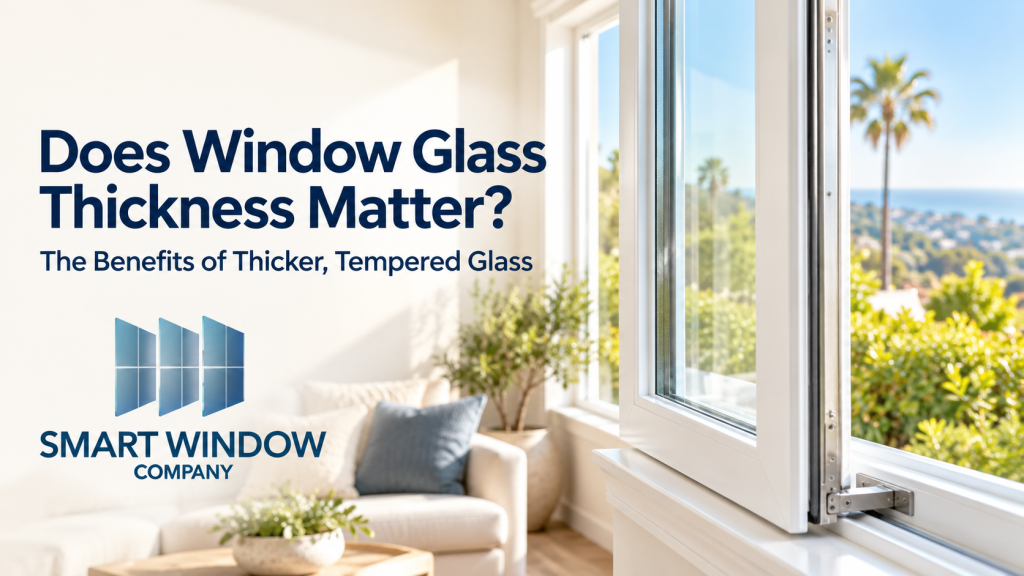 Thicker Glass Casement Window by Smart Window Company